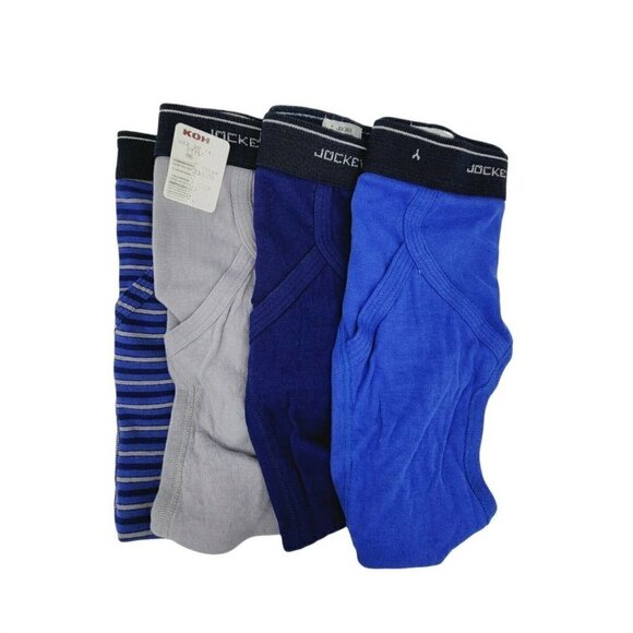 Mens Jockey Sm Underwear 4 Low Rise Briefs 1 Bonus Boxer Brief New W/O Package - Picture 4 of 6